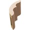 Ekena Millwork 5-inch W x 6-inch D x 6-inch H Ozark Rough Cedar Woodgrain TimberThane Knee Brace, Primed BRCUR05X06X06OZKRCPR - alternate 4